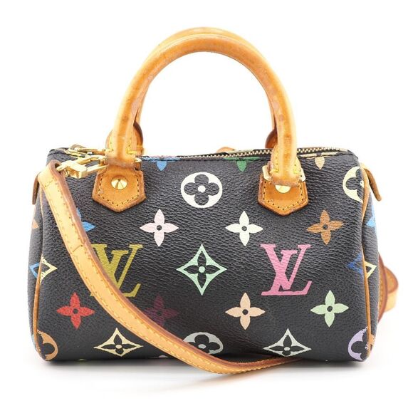 Louis Vuitton Mini Speedy Mini Boston Bag Monogram Multicolor Handbag - Picture 1 of 12